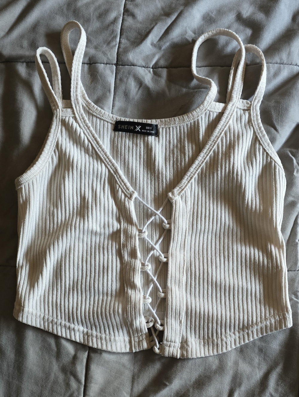 Ribbed Crop Tank